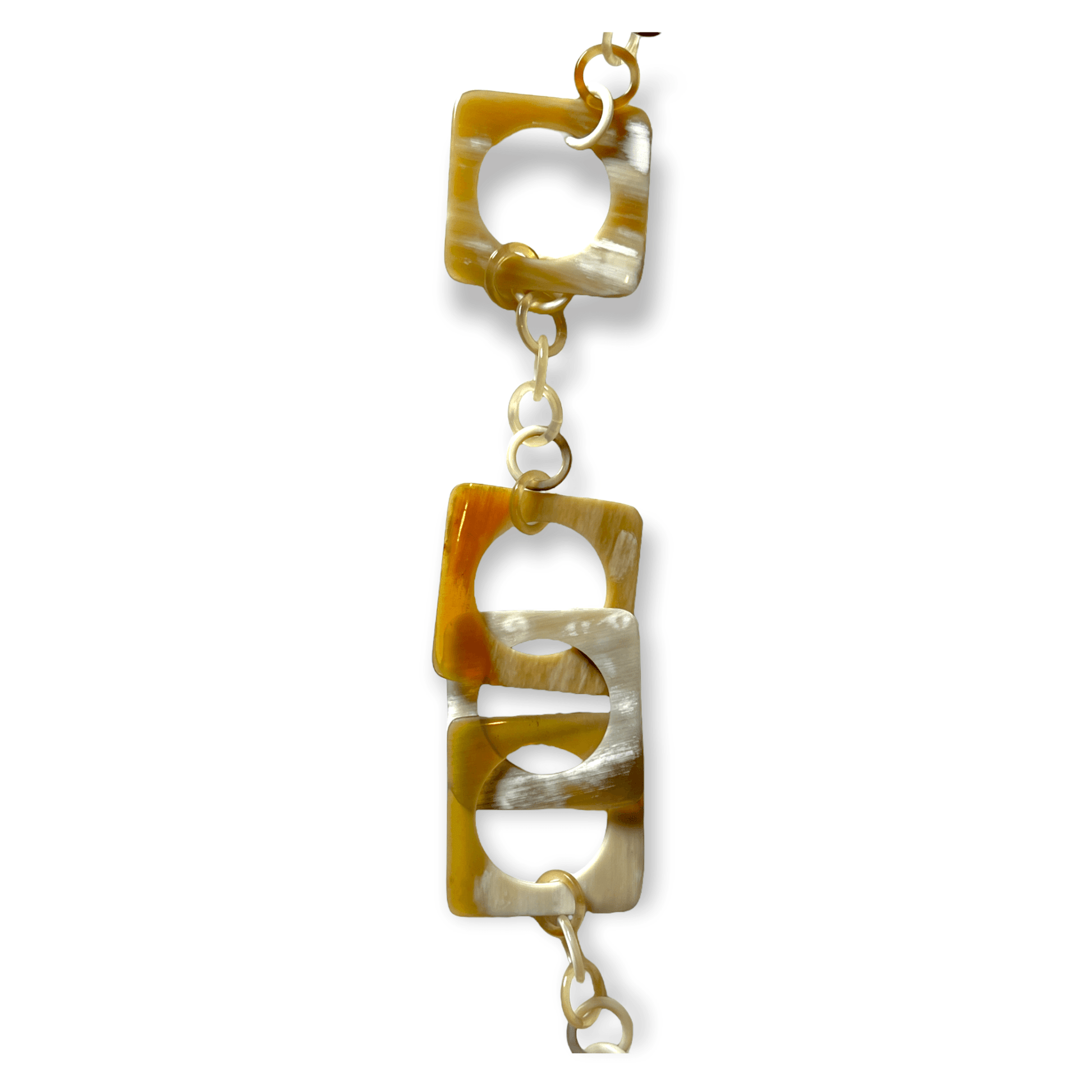 Natural multi-shaped link statement necklace - Sundara Joon