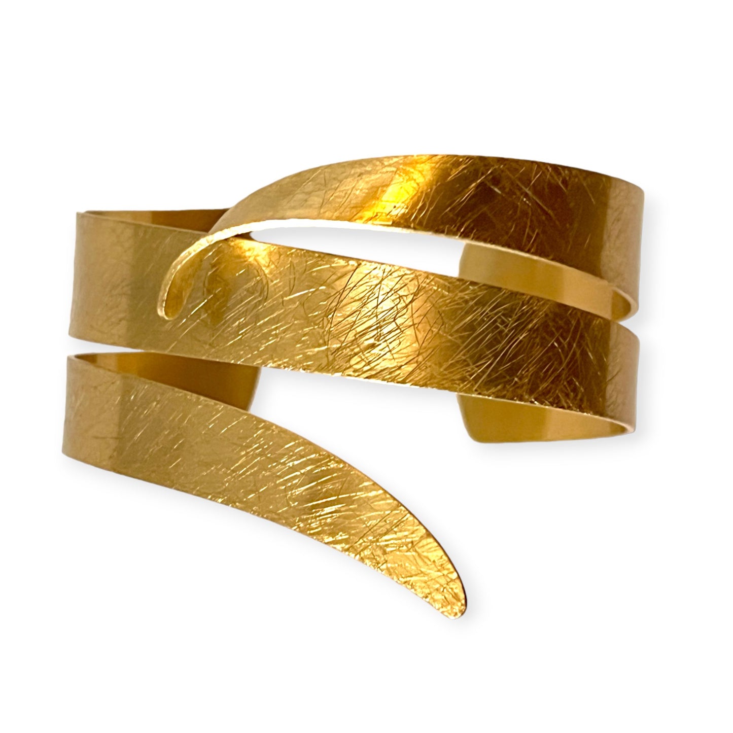 Organic swirl metal cuff bracelet - Sundara Joon