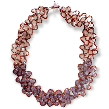 Pink and purple amethyst choker length necklace - Sundara Joon