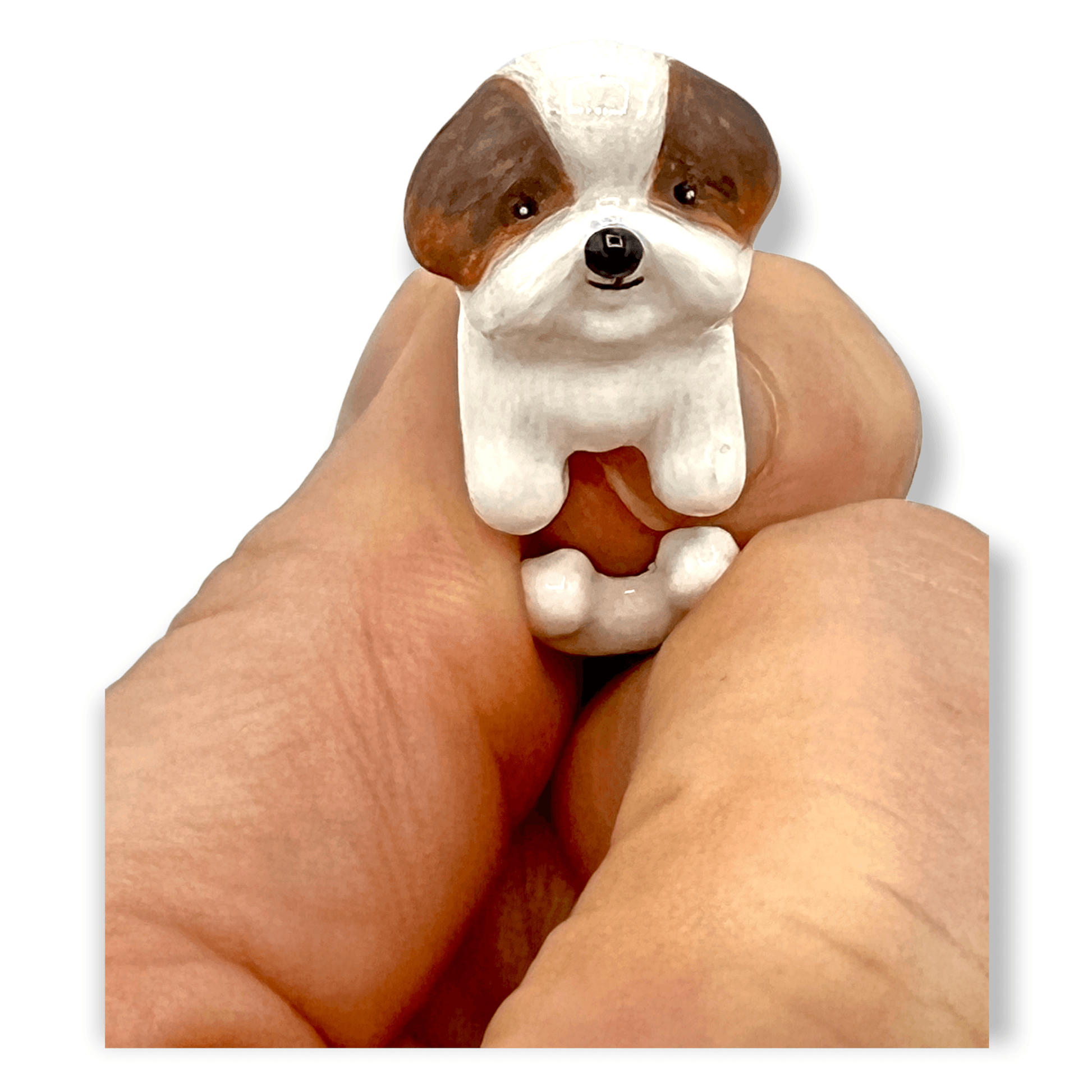 Puppy love doggy statement ring with an open front - Sundara Joon