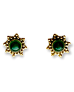 green chalcedony / beaded star