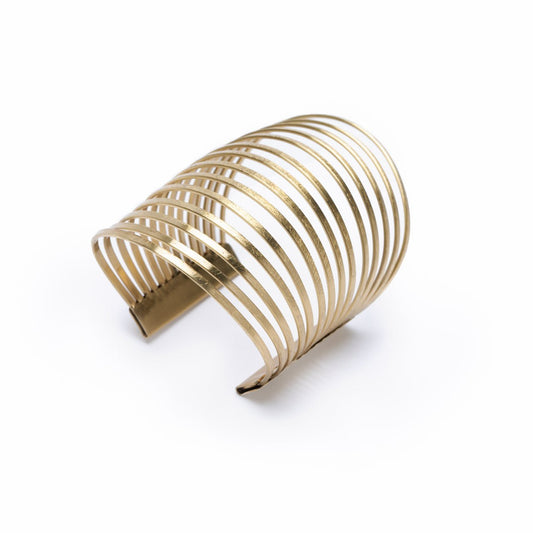 Statement cuff bracelet in metal that for a bold look at Sundara Joon