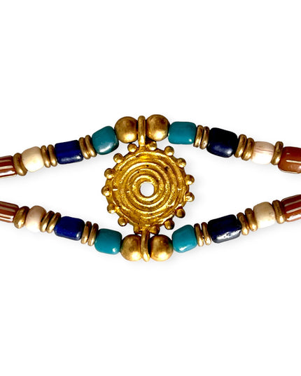 Sun styled bracelet in shades of blue - Sundara Joon