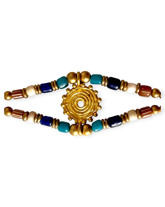 Sun styled bracelet in shades of blue - Sundara Joon