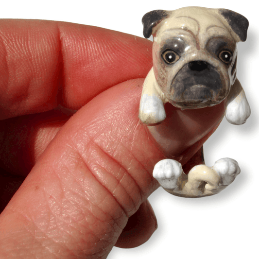 Pug metal open face ring for the dog lover - Sundara Joon