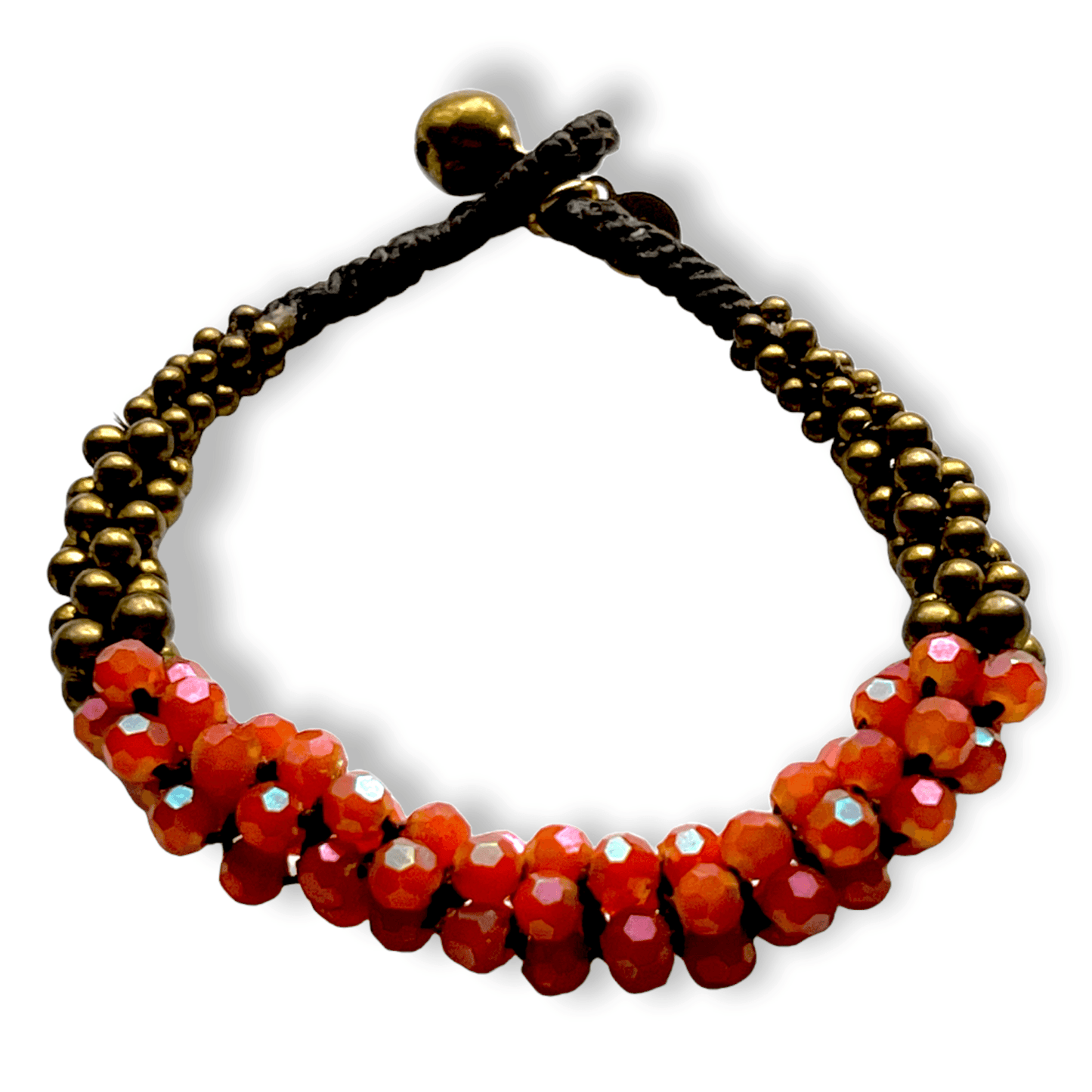 Tribal beaded bracelet with bell - Sundara Joon